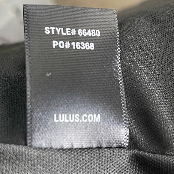 Lulu’s Lace Halter Top Mini A-Line Black Dress Size M - Picture 6 of 8